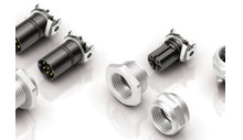 Surface-mount industrial M12 connectors
